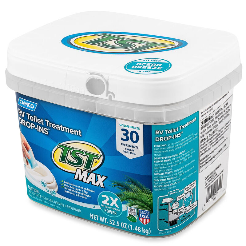 Camco TST MAX Ocean Scent Drop-Ins, 30-Pack image number 1