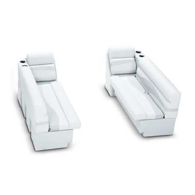 Taylor Made Platinum Series Pontoon Furniture Bench And Chaise Set