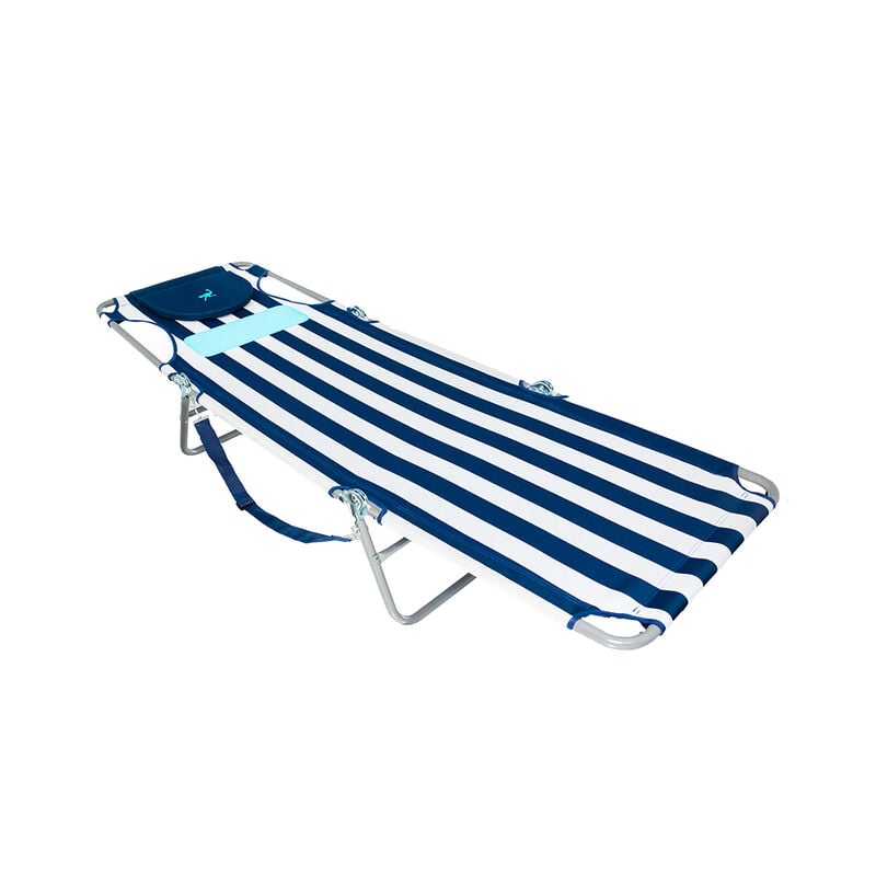 Ostrich Ladies Comfort Lounger, White and Navy image number 2