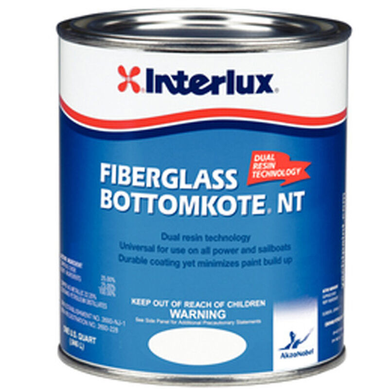 Interlux Black Fiberglass Bottomkote NT, Quart image number 1