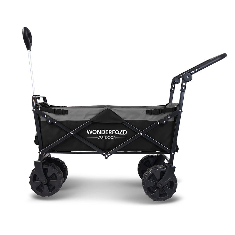 Wonderfold Outdoor S2 Push and Pull Utility Folding Wagon with Wide Beach Tires image number 2