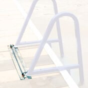 Optional Flip-Up Mount with Quick Release for Tie Down Dock Ladders