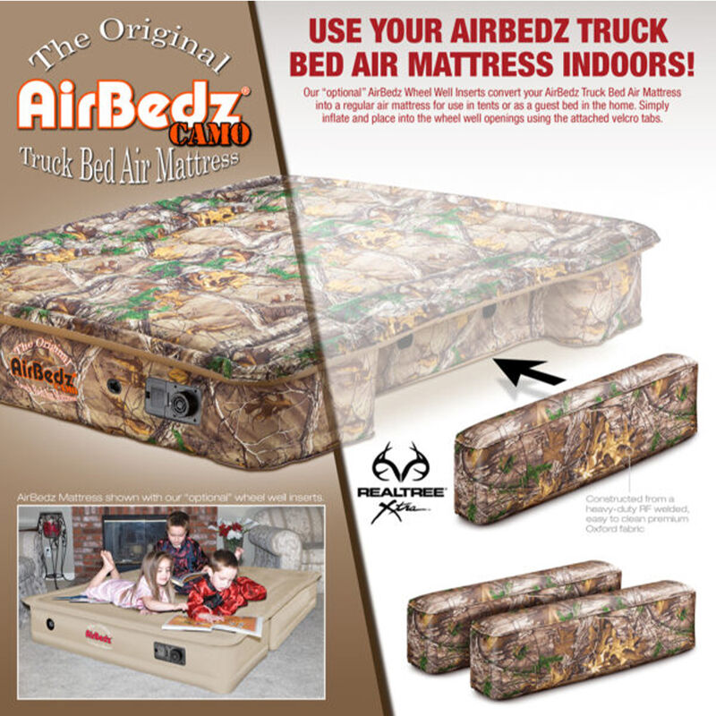 Pittman Outdoors AirBedz Full Size Truck Bed Air Mattress with Built-In Air Pump, Camo image number 4