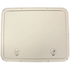 DPI Marine DPF Marine Creamy White Fulsh Series Hatch Door, 16" x 18-3/4" O.D. frame