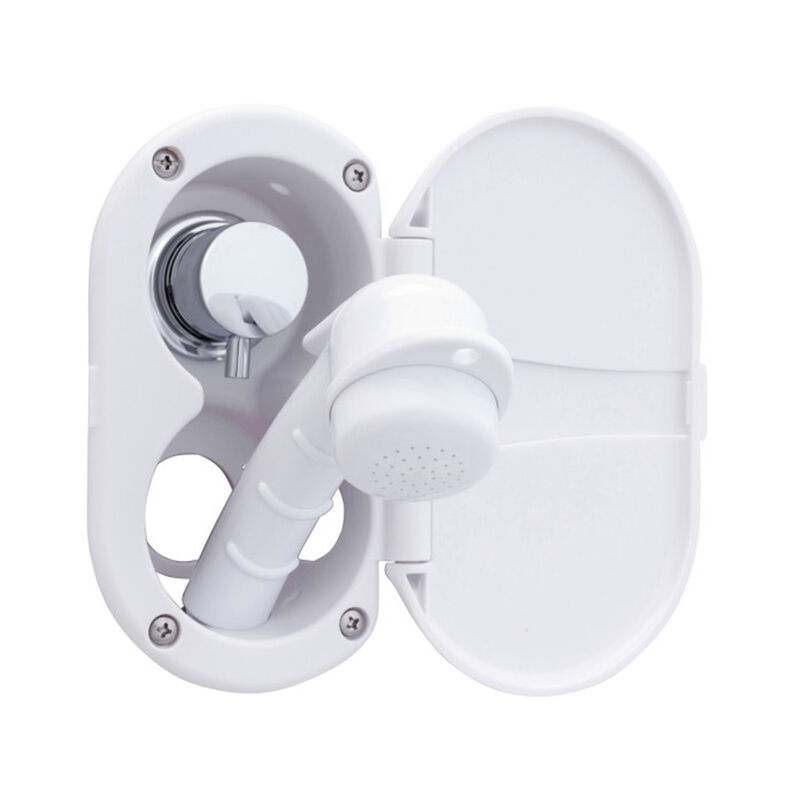 Ambassador Marine Transom Shower, Hot/Cold Mixer, Small Sprayer, Arctic White image number 3