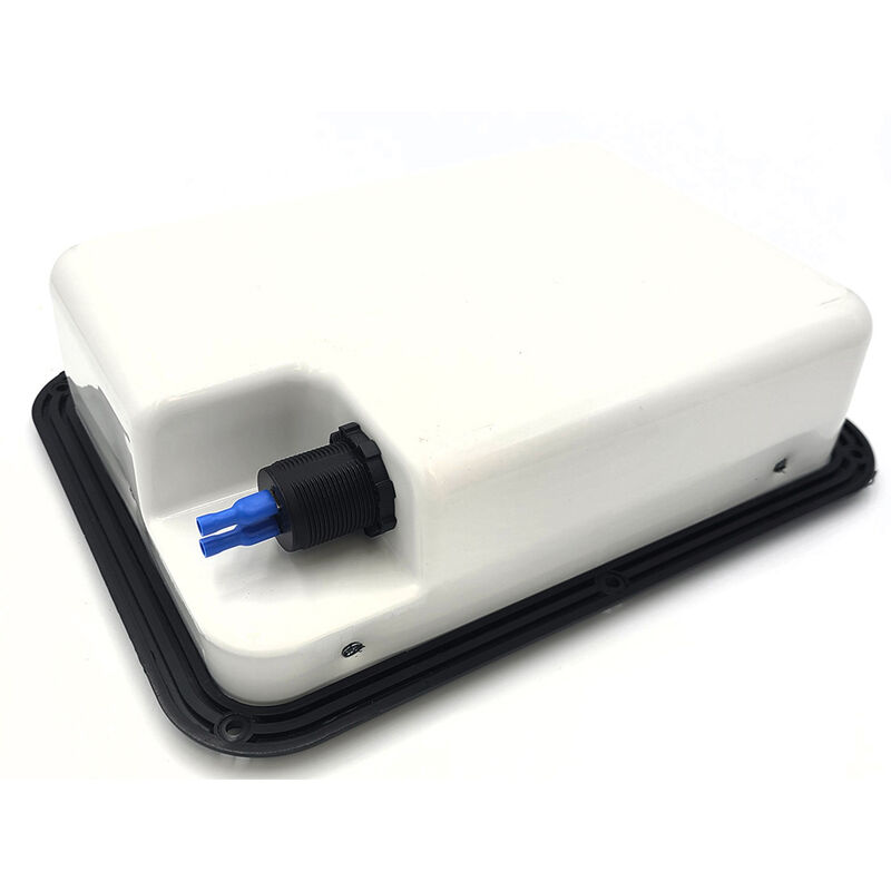 DPI Marine 9" x 12" Glove Box w/Dual USB Charging Station, Black image number 4