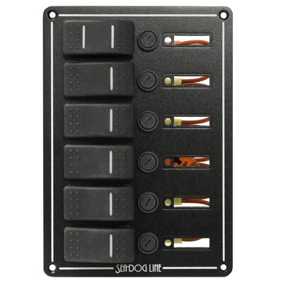 Sea-Dog 6 Rocker Switch Panel