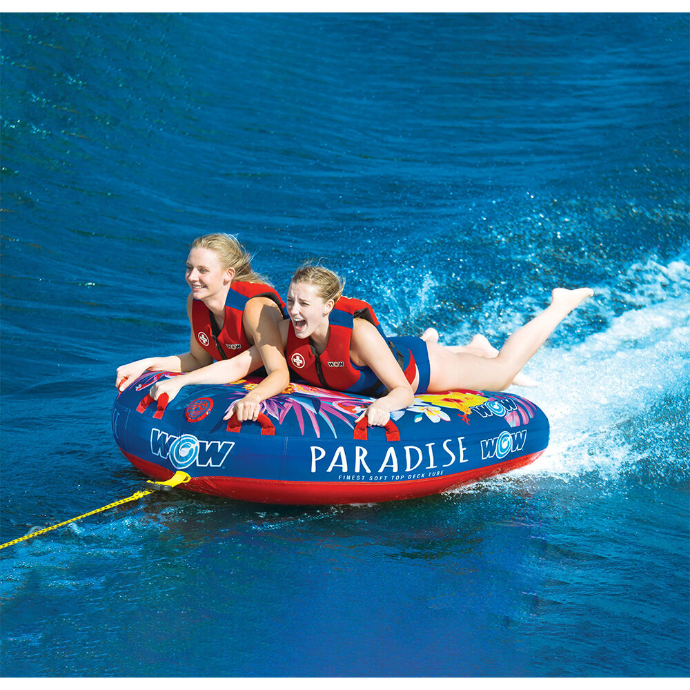 WOW Paradise 2-Person Soft Top Towable Tube WOW Paradise 2-Person Soft Top Towable Tube