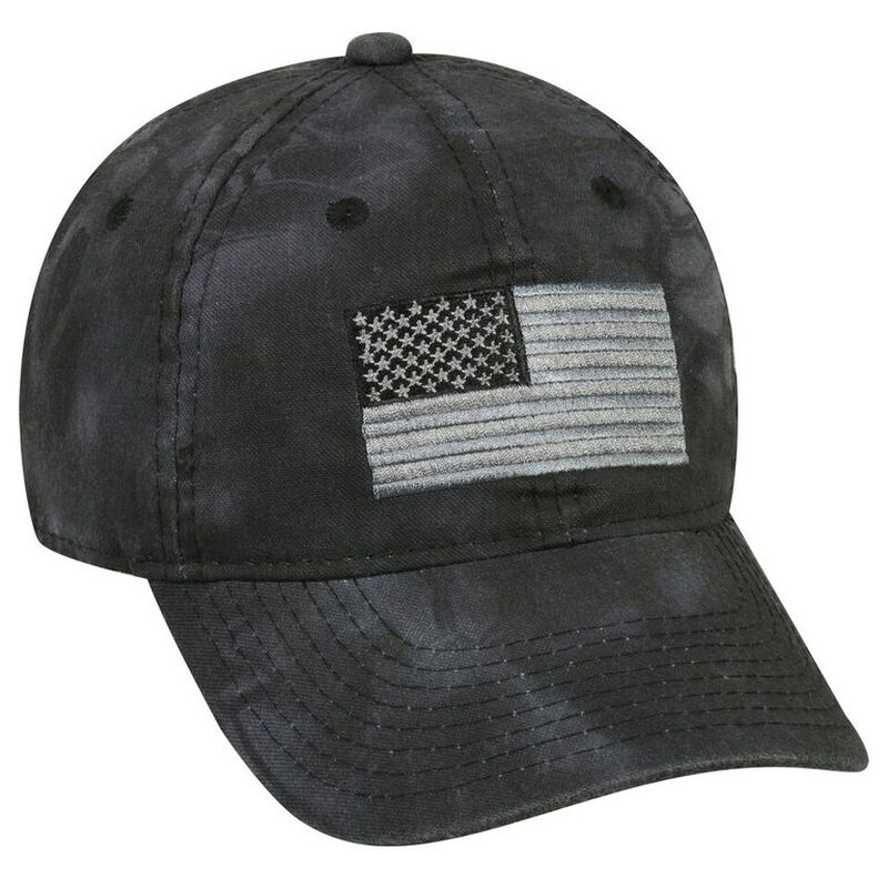 Camo American Flag Cap image number 2