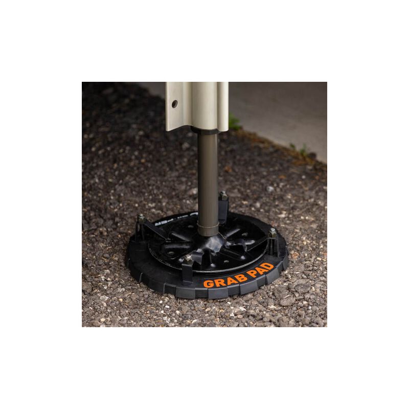 Lippert GrabPad Universal Permanent RV Jack Pad Large 10-12 Inch Jack Foot, 4 Pack  image number 9
