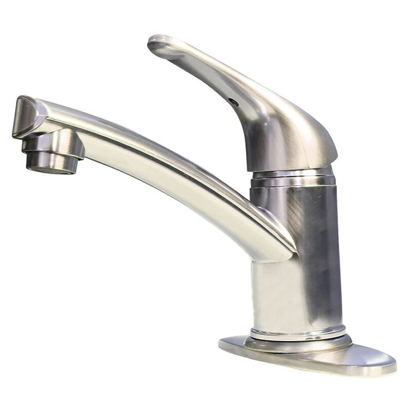 Empire Faucet Bathroom Sink Faucet, Single Lever, Brushed Nickel