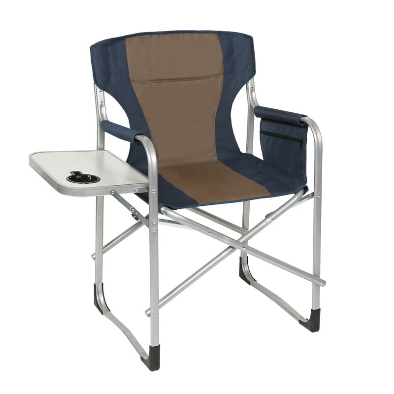 Venture Forward Director's Chair, Navy/Brown image number 2