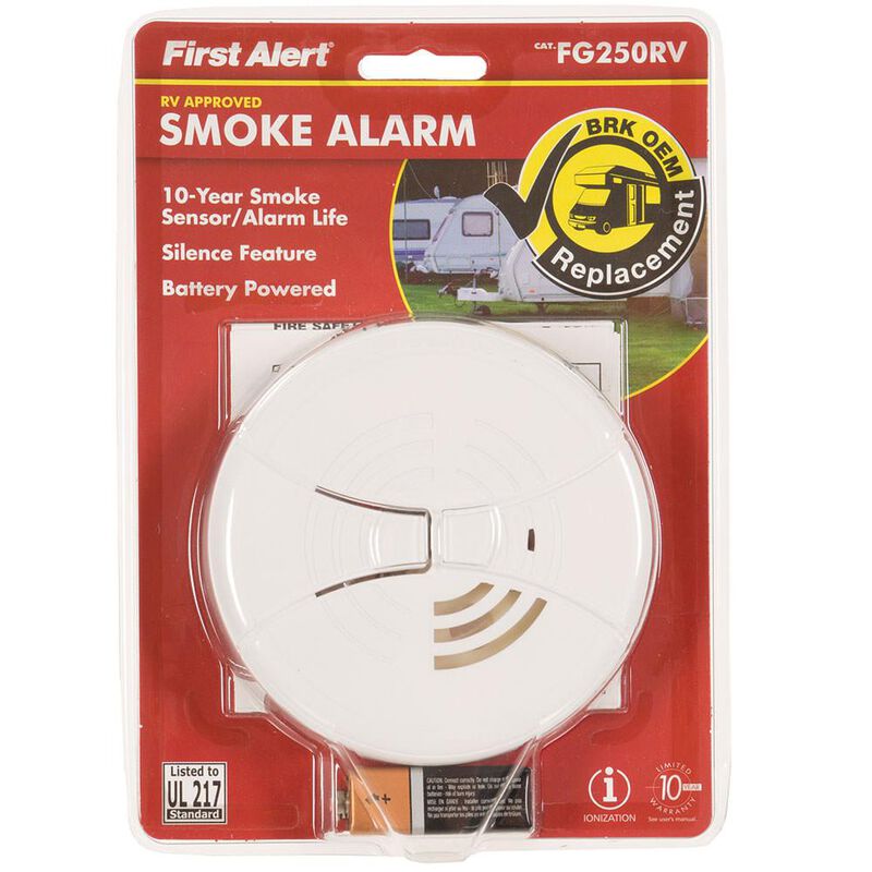 Replacement RV Smoke Alarm, White image number 1