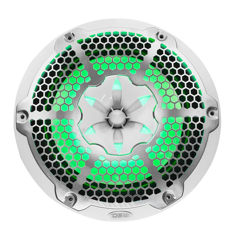 DS18 NXL-10 10" Two-Way Coaxial Marine Speakers with RGB LED Lights, Pair image number 3