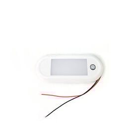 Touch Switch 12-Watt Oval LED Interior SMART TOUCH Light - 10-30V Range, IP67, Flush Mount and bracket