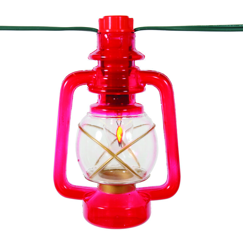 Red Lantern Lights, 10 Lights on 11&rsquo; Cord  image number 9