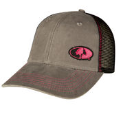 Mossy Oak Women’s Pink Logo Mesh-Back Cap