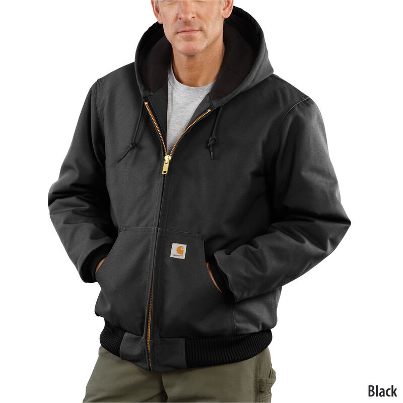 Carhartt Men's Duck Quilted Flannel-Lined Active Jacket image number 1