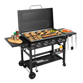 Royal Gourmet 36" 4-Burner Flat Top Gas Griddle with Hard Cover
