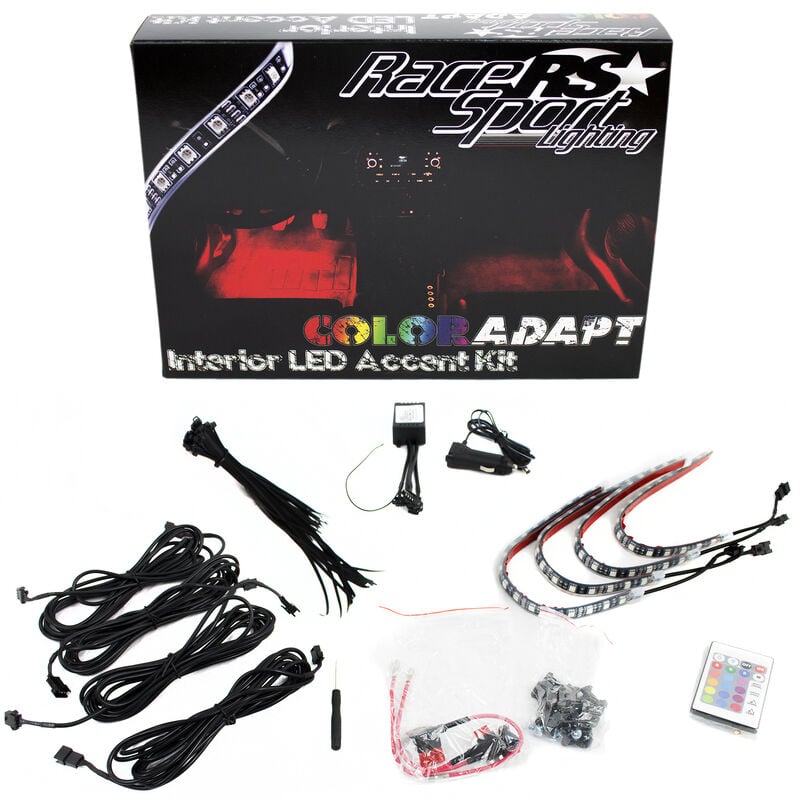 Race Sport ColorADAPT Interior LED Accent Kit with Key Card, RGB Multi-Color image number 1