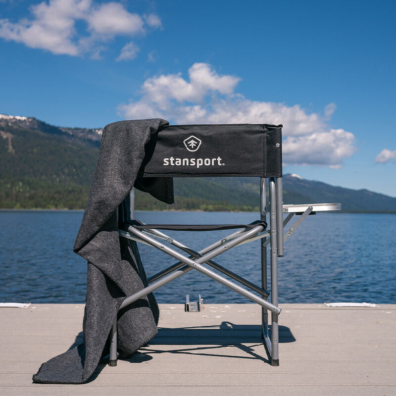Stansport Folding Director's Chair with Side Table image number 3