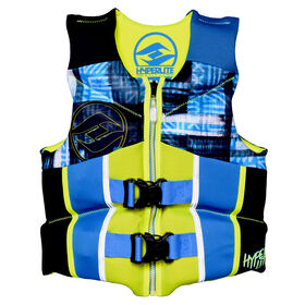 Hyperlite Pro V Youth Life Jacket, Blue/Green 2019