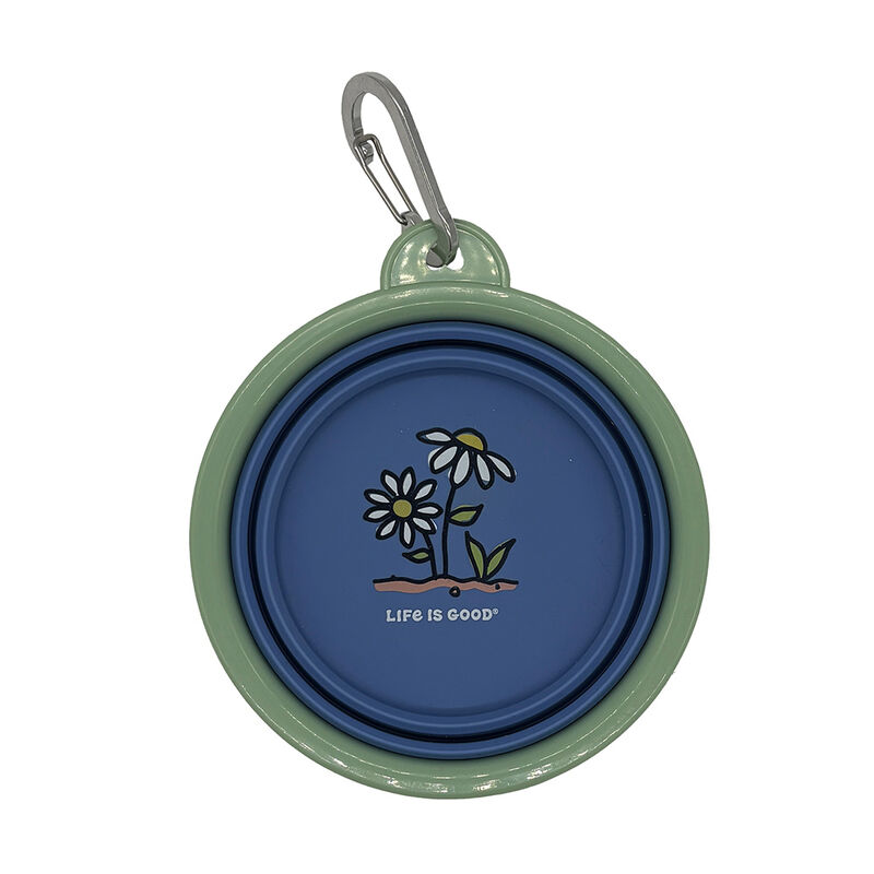 Life is Good Silicone Pet Travel Bowl, LIG Dogs image number 4