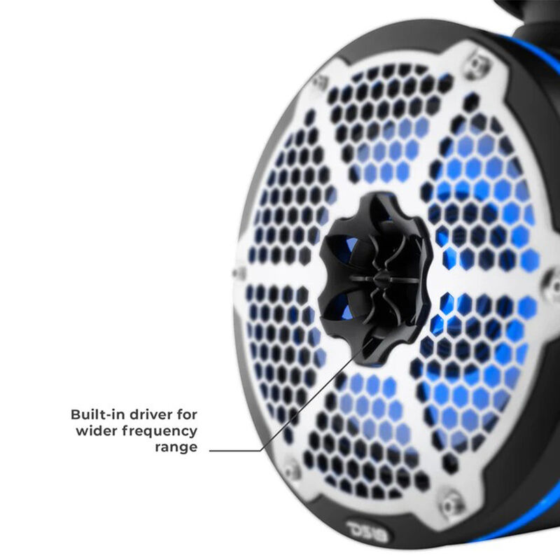 DS18 NXL-X6TPNEO 6.5" Marine Tower Speakers with RGB LED Lights, Pair image number 6