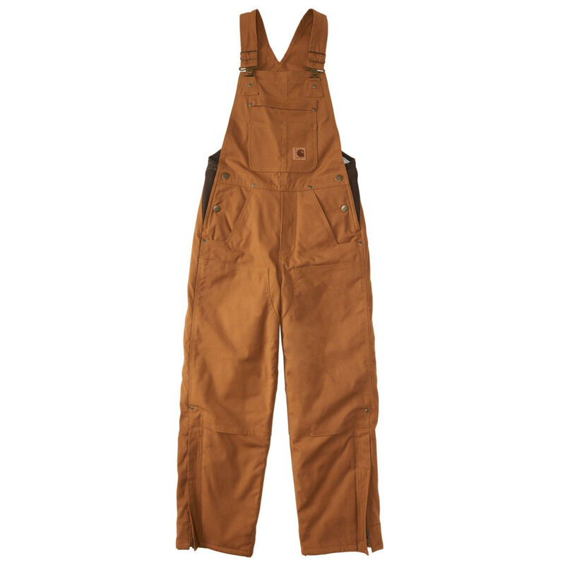 Carhartt Boy's Quilt-Lined Canvas Bib Overall image number 1