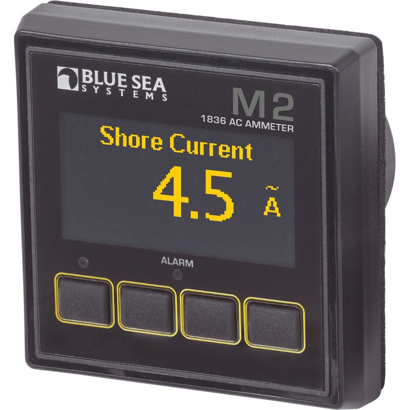 Blue Sea Systems M2 AC Ammeter OLED Digital Monitor image number 1