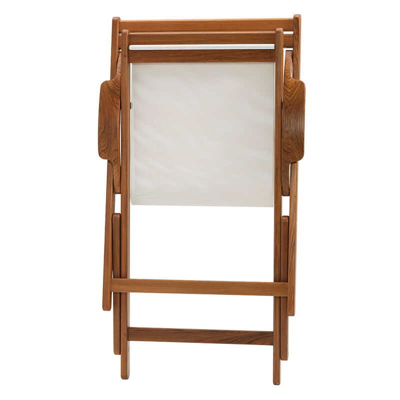 Whitecap Teak Sun Chair With White Batyline Sling image number 3