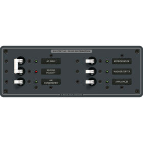 Blue Sea Systems Panel, 230V AC (European), AC Main + 4 Positions