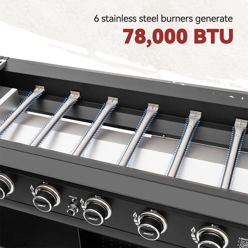 Royal Gourmet 44" 6-Burner Gas Griddle image number 2