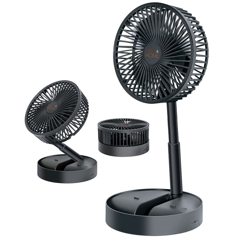 Space and Home 14" Rechargeable Folding Fan image number 2