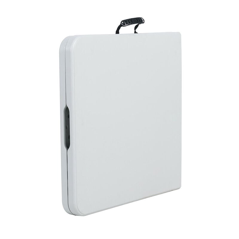 Peakform 4' Adjustable Fold-in-Half Table, White image number 18