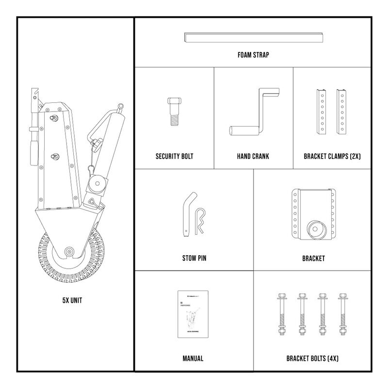 Trailer Valet 5X Trailer Dolly with Drill Adapter image number 7