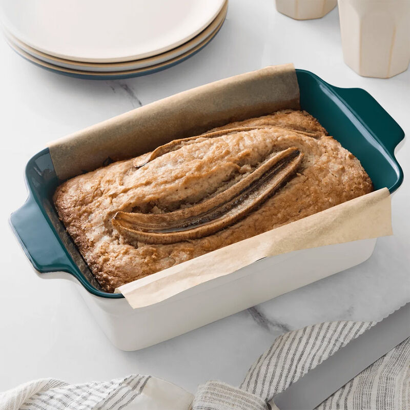 Art and Cook 11.5 in Deep Stoneware Loaf Dish, Blue image number 2