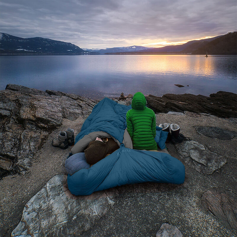 Klymit 30°F Two-Person Full-Synthetic Sleeping Bag image number 5