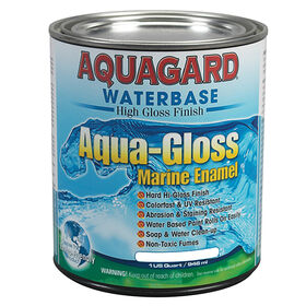 Aquagard Aqua-Gloss Waterbase Enamel, Quart