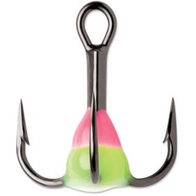 VMC Glow Resin Treble Hooks, 2-Pack