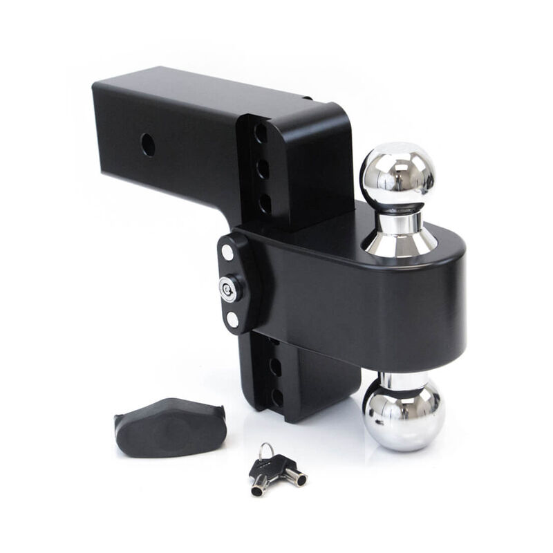 Weigh Safe 180° Drop Hitch w/Black Cerakote Finish and Chrome-Plated Steel Balls image number 9