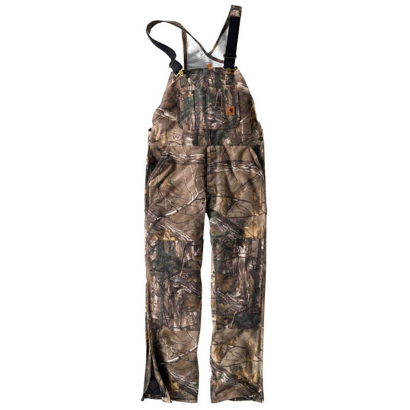 Carhartt Men's Quilted Lined Bib Overalls image number 5