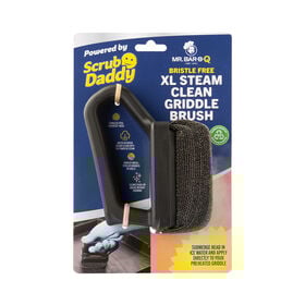 Mr. Bar-B-Q XL Griddle Steam Clean Brush Powered by Scrub Daddy