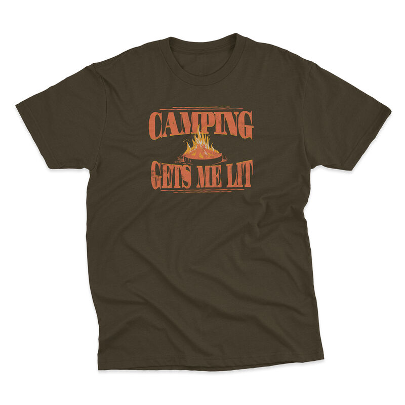 Points North Men's Camping Gets Me Lit Short-Sleeve Tee image number 1