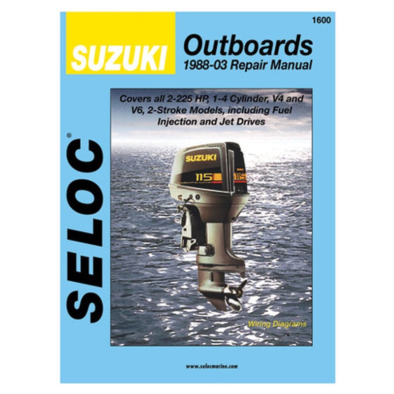 Seloc Marine Outboard Repair Manual for Suzuki '88 - '03 image number 1