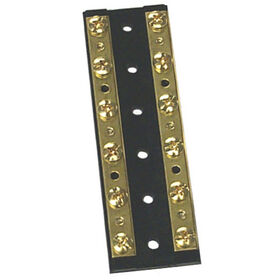 Sierra Dual Brass Bus Bar, 12 Screw Terminals