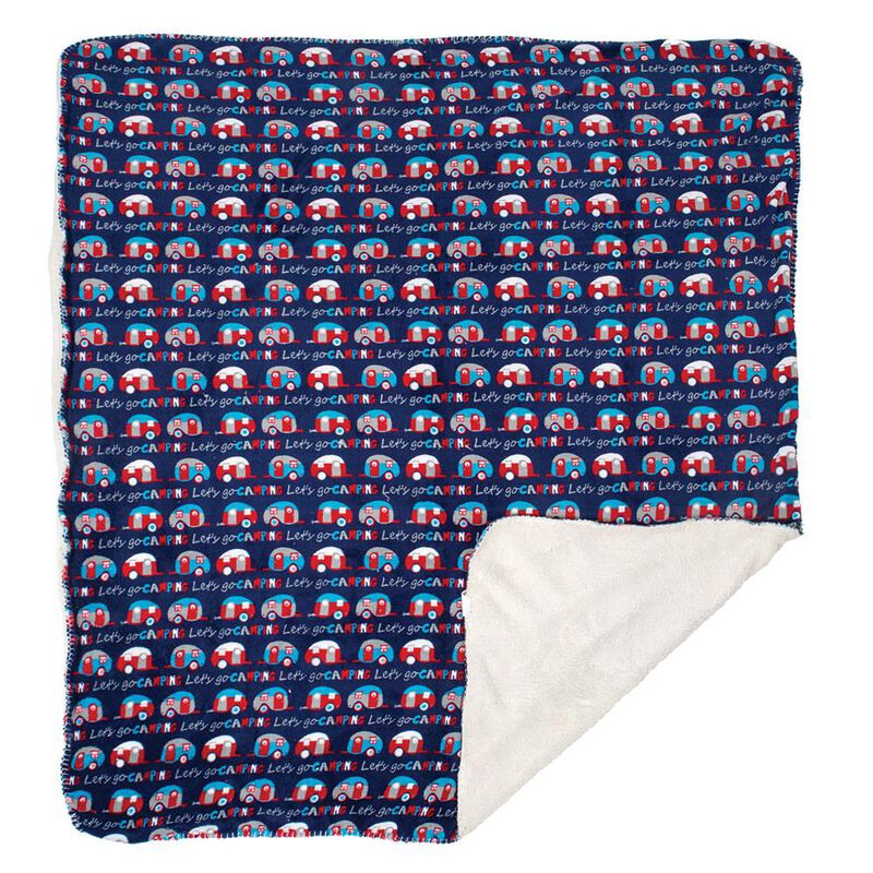 Let&rsquo;s Go Camping Throw, 50&rdquo; x 60&rdquo; image number 3