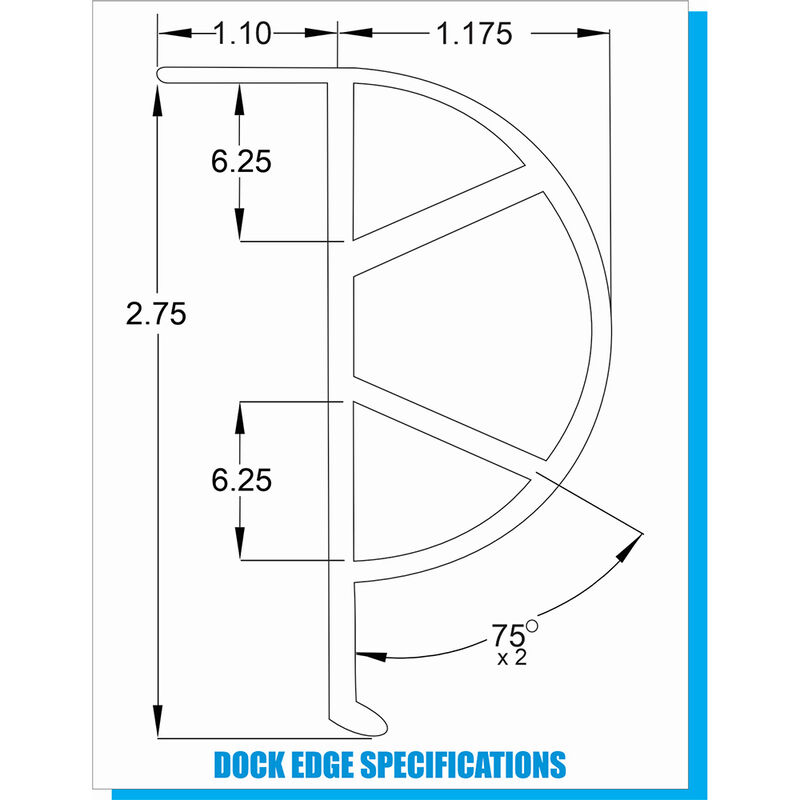 International Dock Flex Edge Fender 10' Black image number 4