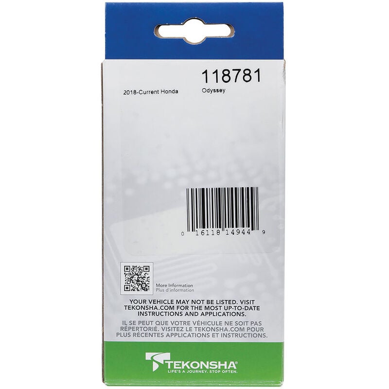 Tekonsha T-One T-Connector Custom Wiring Harness: Honda Odyssey image number 6