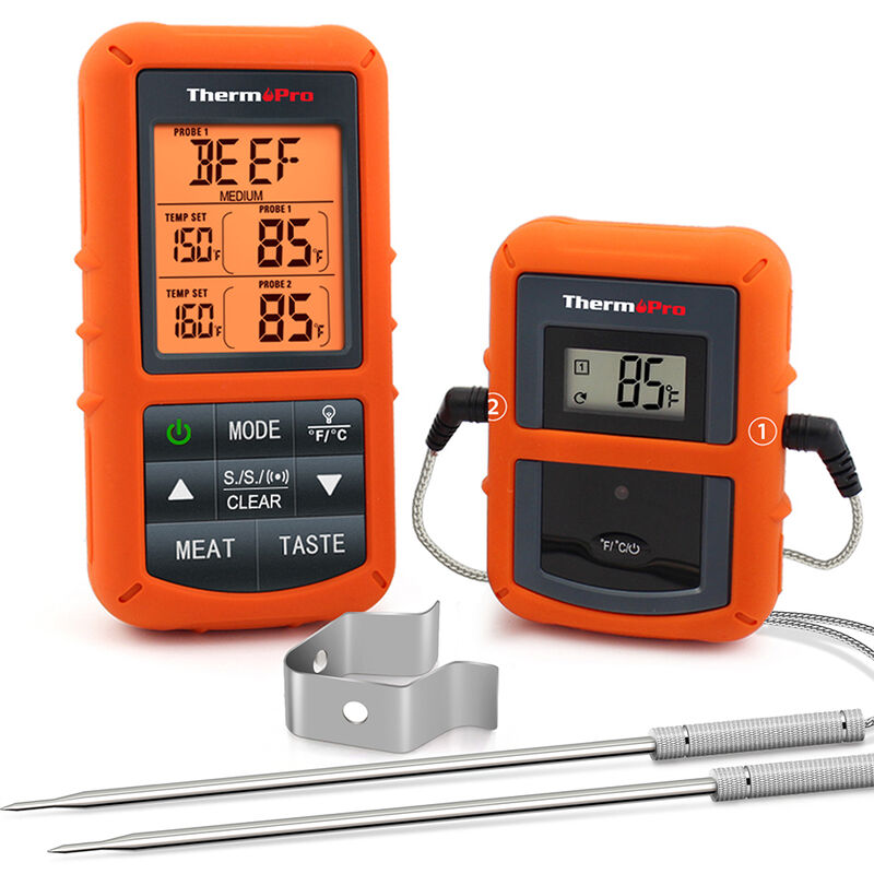ThermoPro TP20 Dual-Probe Digital Wireless Meat Thermometer image number 1